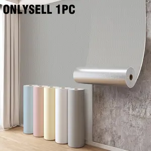 Self-Adhesive 3D Foam Wallpaper Peel & Stick, Thick Soundproof Anti-Collision Vinyl Wall Panel, Easy Clean Cut Seamless Pattern for Living Room Kitchen Bedroom Dorm Office Decor