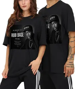 Rob Base Memorial T-Shirt, RIP Hip Hop Legend Tribute Tee, 80s Rap