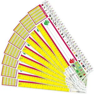 Desk Reference Nameplates Traditional Manuscript Nameplates Self Adhesive Primary Students Desk Plates Pack of 36