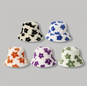 Furry Flower Bucket Hat, Plant Lady, Plants, Patio & Garden, Gardening Hat, Cute Hats, Kawaii, Gifts for Her, Birthday