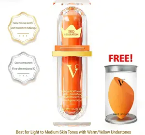 OFFICIAL VC 5x Vitamin C Illuminating Skin Tint with SPF 30 Hydrating Light Coverage Moisturizer Anti-Aging Care All-Day Radiance Clean Vegan Skincare
