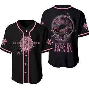 Sleep Token Black Even In Arcadia Baseball Jersey Sleep Token Tour 2025 Jersey Gift For Fans Men Women