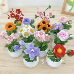 Handmade Flowerpots/sunflowers /graduation gift/ mother's Day /women's day/Colorful/Decoration/Creactive/Gift/Valentine's Day Decorative Plants/graduation gift/ Ornaments