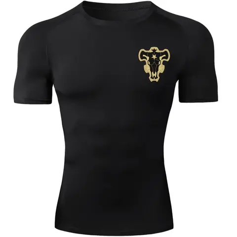 Men's Regular Fit Bull Head Print Sporty Round Neck Tee, Casual Short Sleeve Crew Neck T-shirt for Summer, Athletic Style Activewear, Fashion Men's Top for Daily Wear, Casual Sportswear, Activewear Clothing, Activewear T Shirts