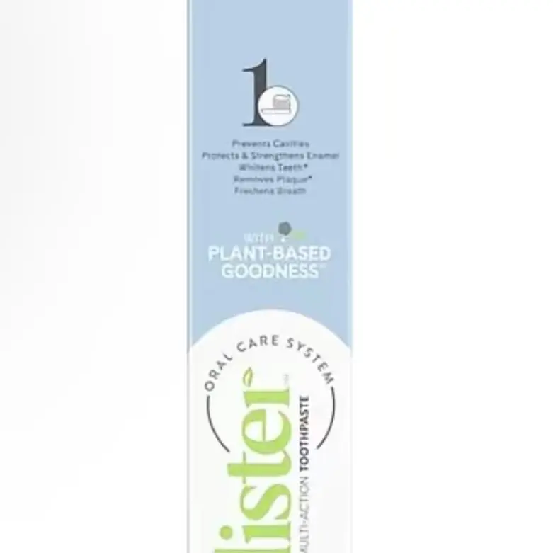 Glister Multi-Action Plant-Based Toothpaste | Fresh Breath, Enamel Protection & Plaque Removal