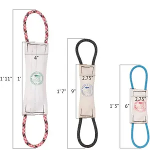 Hound Hose Dog Toy MEDIUM genuine recycled fire hose and rescue rope