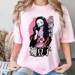 Nezuko Kamado Shirt, Nezuko Main Characters Shirt, Anime Demon Slayer Shirt, Gift For Manga Fan, Unisex Short Sleeve Tee