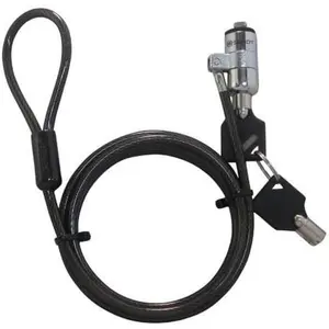 Black Notebook/Laptop Keyed Lock