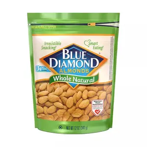 Blue Diamond Almonds, Whole Natural Raw Almonds, Perfect for Gluten Free Snacking