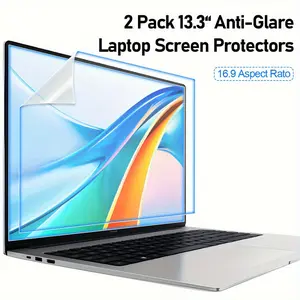 [SAMIDANN]2pcs Anti Glare Screen Protector for 13.3 Inch Laptop 16:9 Matte Scratch Resistant Fingerprint Proof