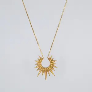 Sunburst Necklace (Gold)