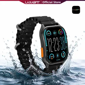 Laxasfit 2.19'' Smart Watch,Fashion Touch Screen Smartwatch With Message Reminder,Fitness Watch With 100+ Sport Modes,Smartwatch For Andriod & IOS, Activity Tracker For Men Women,DIY Wactch Dials,Gift,Wristwatch