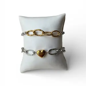 Bicolor Bracelet, stainless steel
