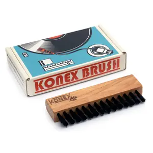 Konex Anti-Static Carbon Fiber Vinyl Record Brush for Enhanced Sound Quality and Static Reduction