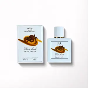 Pa pase New Choco Musk Eau De Parfum Spray 50ML/1.7Oz Unisex Cocoa Vanilla Sandalwood Parfum with Scented Gift Blend Unisex Choco Musk Vanilla Fragrance Vaporisateur Sweet Powdery Ambergris Pink Petal Spicy Long lasting perfumes