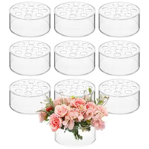12 Hole Circular Acrylic Vase