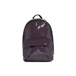 Adidas Classic Glossy Polyester Backpack for Men and Women in Purple