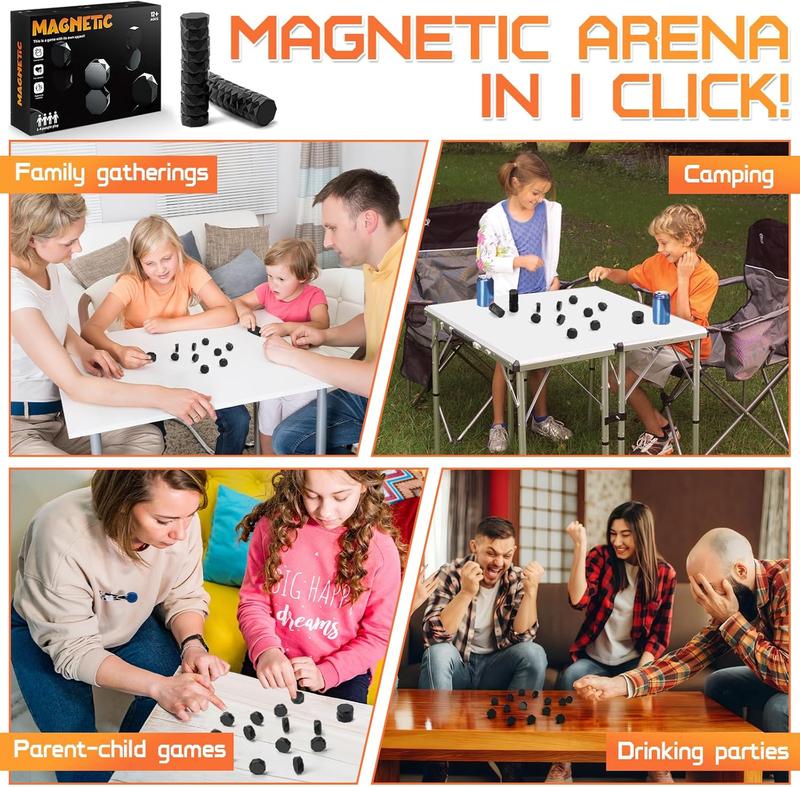 All-Ages Magnetic Strategy Game | Viral TikTok Hit, 2-Player Tabletop Game, Perfect for Family Game Night, Portable Family Board Game Gift, Ideal for Travel, Parties, Indoor & Outdoor Play, Christmas & Holiday Fun