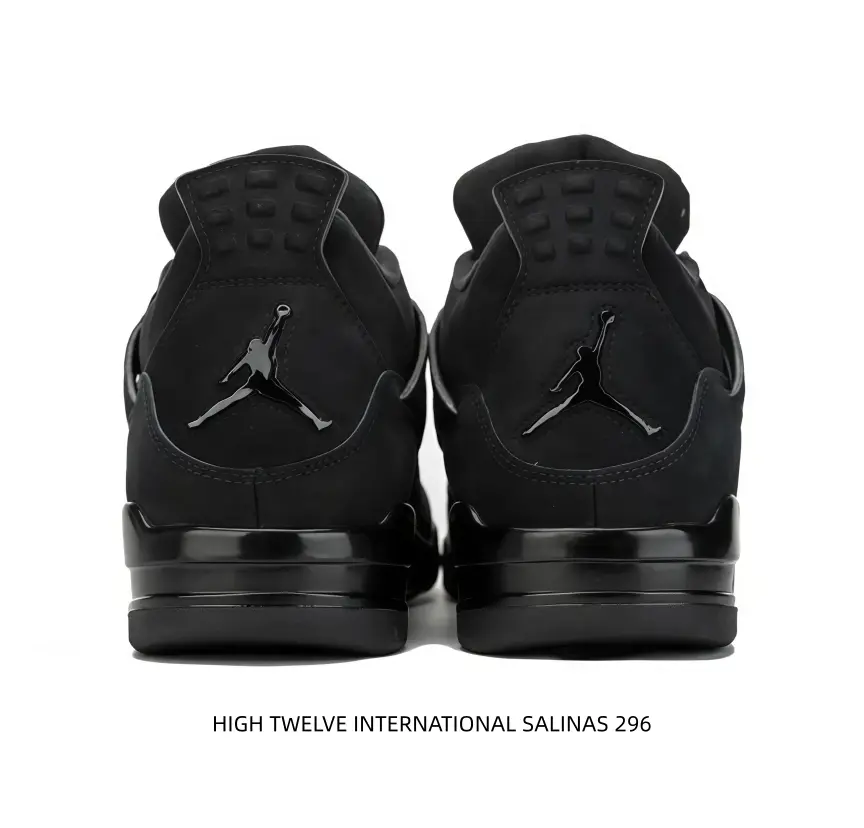 Unisex Solid Black Retro High‑Top Trainers, Soft Suede Material, Polished Heel Detail, Non‑Slip Rubber Sole For Casual Wear And Street Looks