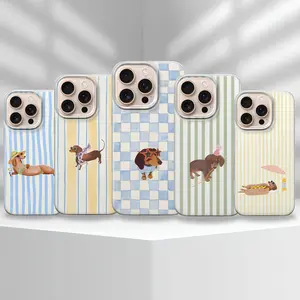 Dachshund Phone Case, Dog Lover Gift Cover for iPhone Samsung Air Clear Phone Case