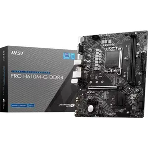 MSI H610M-G DDR4 Desktop Motherboard - Intel H610 Chipset