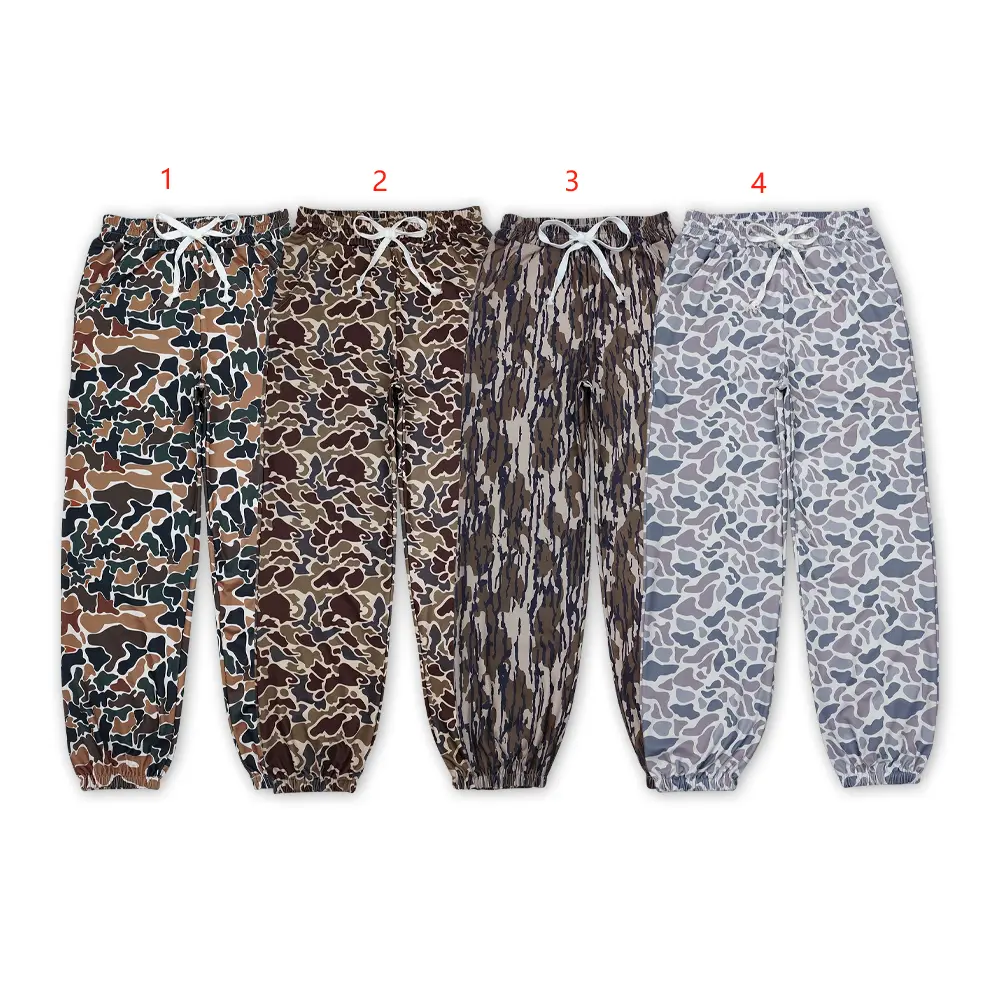 Women's Fitted Camo Print Casual Sports Joggers - Lightweight, Stretchy, Quick Dry Running Pants with Elastic Waist for Gym, Workout, Gym Run Errand