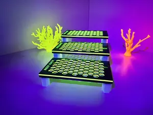 Printed 3D Coral Frag Rack Reef Safe Saltwater Aquarium Stand PETG Coral Mount Display Custom Aquarium Rack Sold Separately