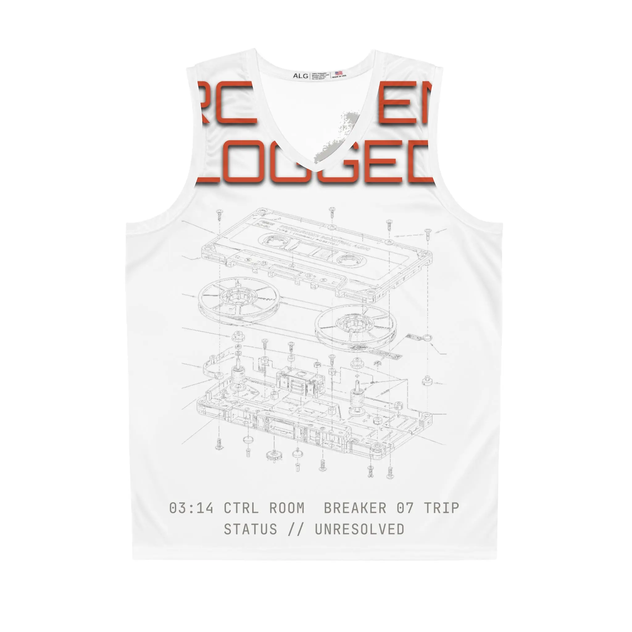 ARC EVENT Graphic Print Basketball Jersey - Thread-Matched All-Over Print Sportswear