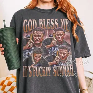 Comfort Colors God Bless Me It's F*cken Summah T-Shirt, Jersey Shore