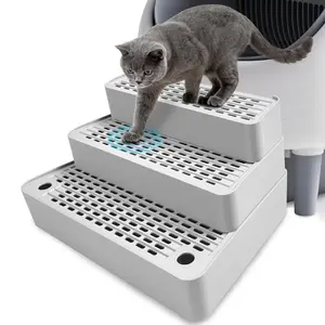 BC pacific Self Cleaning Litter Box with 3-Layer Step | No Tracking, No Mess