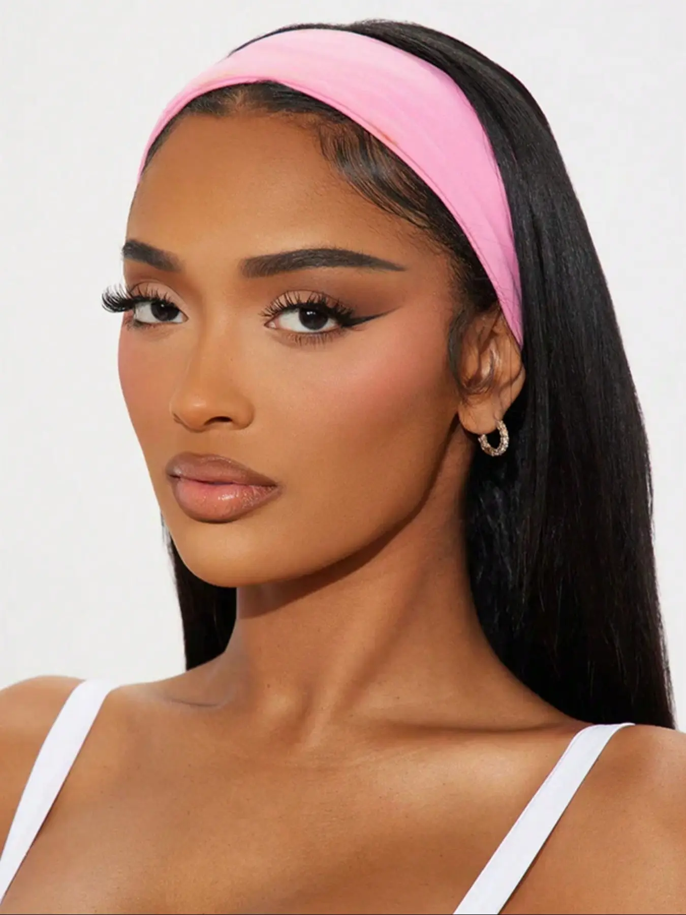 Unisex Sporty Yoga Headband, Sports Headband, Workout Headband, Sweat-Wicking Elastic Design, Ideal for Running & Fitness, Elegant Summer Accessory for Men and Women