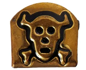 Gold or Silver Pirate Tooth Cap - Skull - Costume Accessory - One Size
