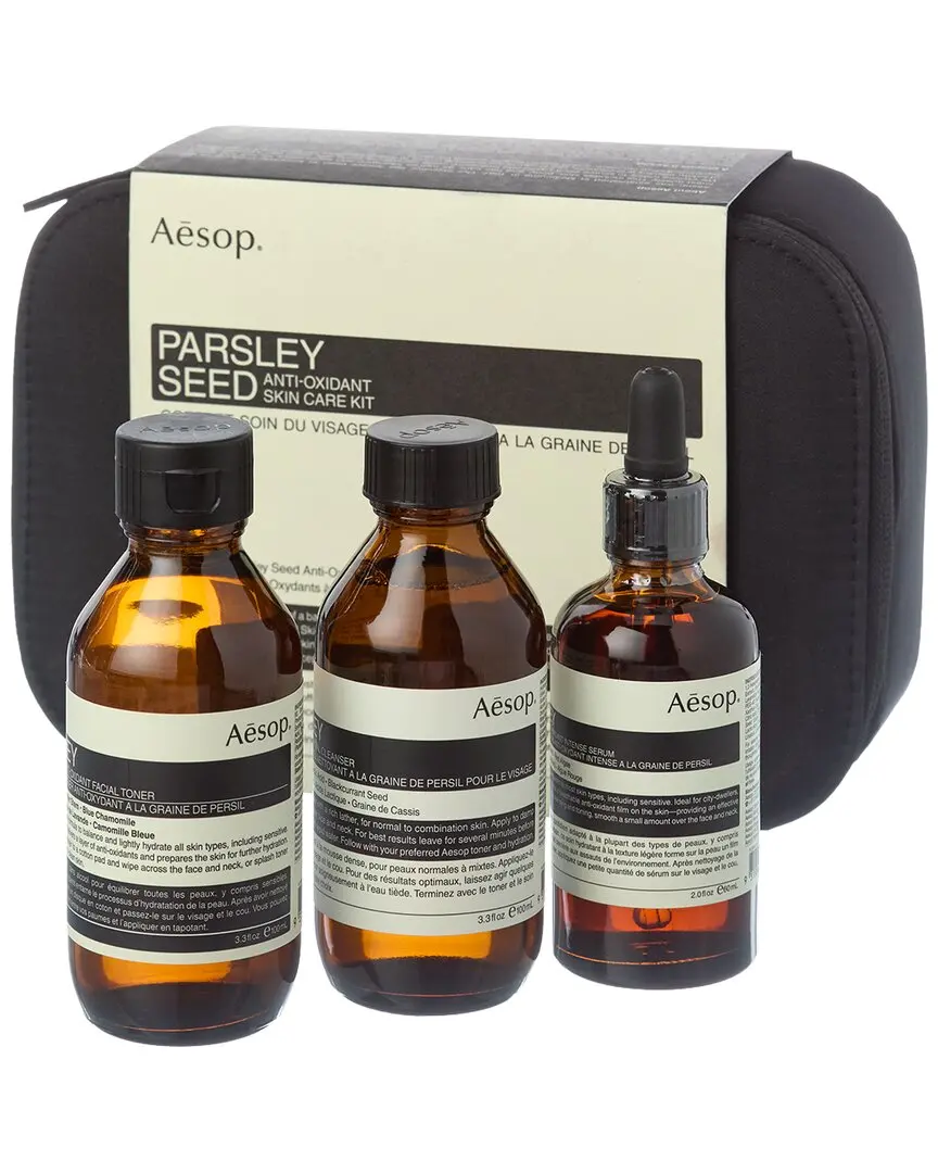Aesop Unisex Parsley Seed Anti-Oxidant Skin Care Kit