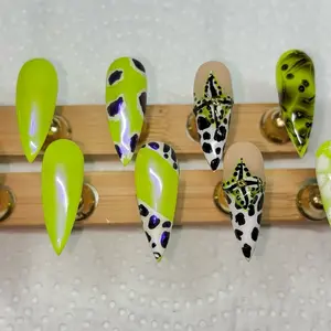 Lala Lime Press on Nails|| JadedJewelsNails