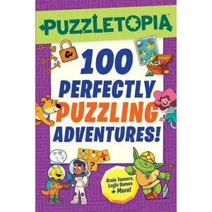 Puzzletopia: 100 Perfectly Puzzling Adventures! by Workman Publishing [Paperback Book]