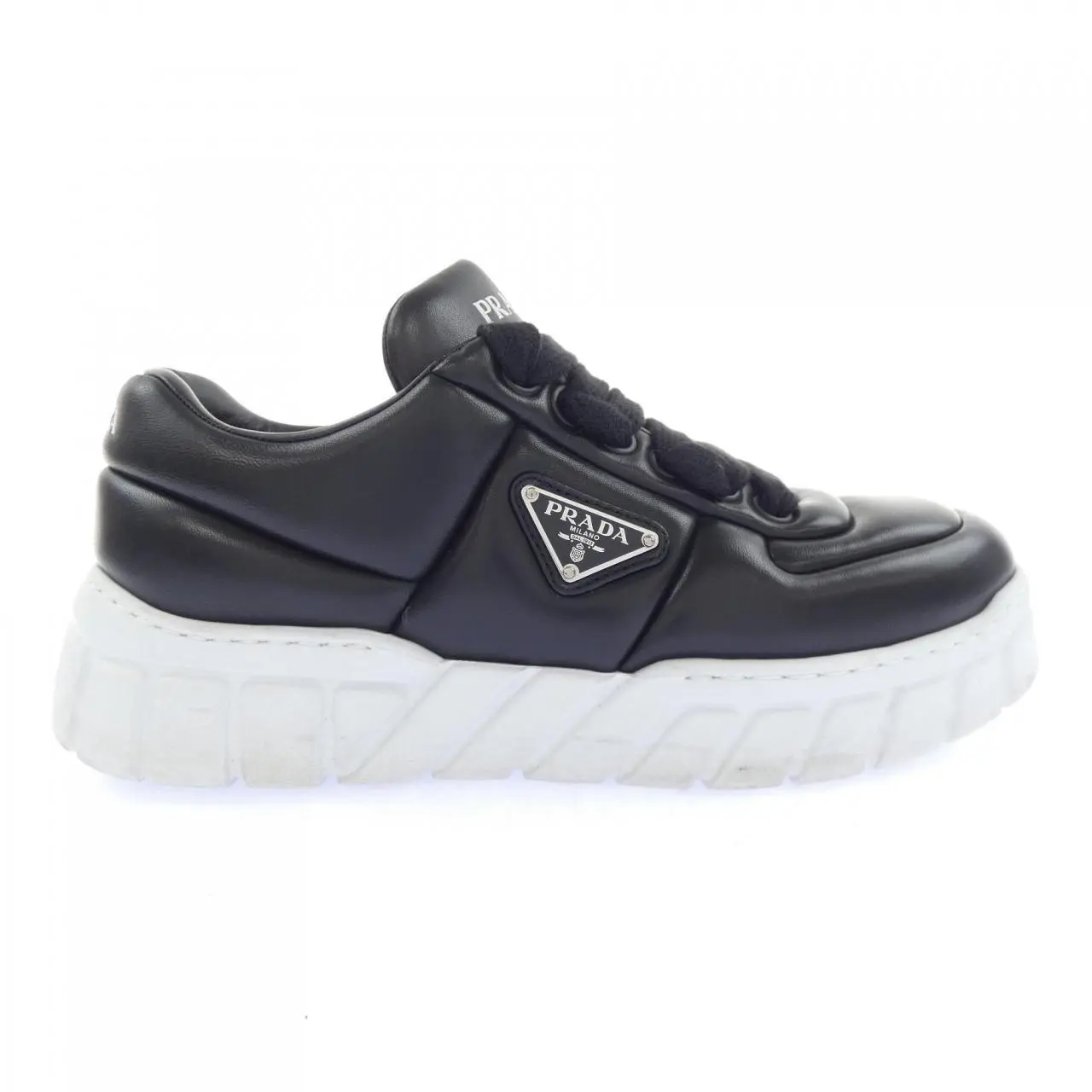 Pre-owned PRADA Rubber Small Leather Goods Sneakers
