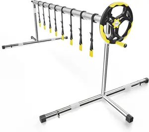 VINGLI 16 FT Pool Cover Reel, Pool Solar Cover Reel for Aboveground & Inground Swimming Pools with Adjustable Height, Aluminum Solar Swimming Inground Cover Blanket Reel (2024 Upgrade)