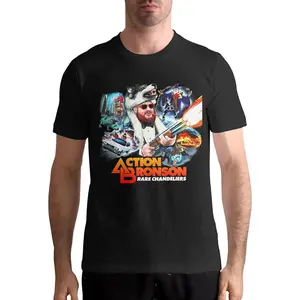 Action Bronson Action Bronson Men's Short-Sleeved T-Shirt Cotton Shirt Front and Back Printing