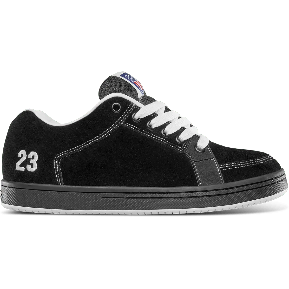 etnies Sal 23 OG Black Classic Skate Shoes – Sal Barbier 90s Hoops Style, Classic Sneakers Designed in California for All-Day Comfort., Casual, Sports Shoes, Footwear, Closed, Trainer