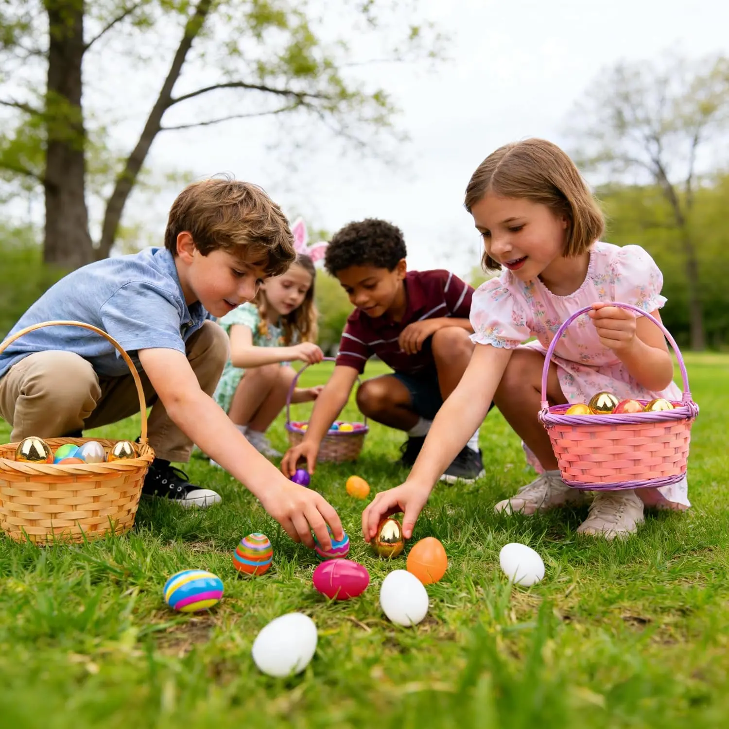 200 PCS Prefilled Easter Eggs with Assorted Toys – Bulk Easter Egg Fillers, Basket Stuffers, Egg Hunt Supplies, Classroom Prizes, Party Favors & Gifts for Kids Boys & Girls