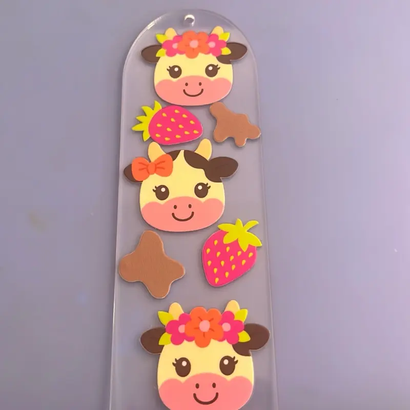 Cow Paper Bookmarks, Cute Animal-Themed Lightweight Page Markers for Book Lovers, Insert Into Book to Mark Your Place, Practical Use for Readers With Versatile Appeal