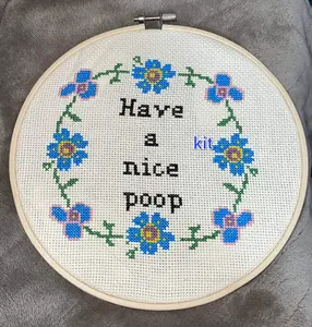 4stitchesandgiggles cross stitch kit beginner