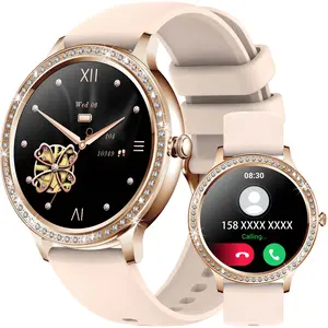 2025 New Smart Watch for Women Wireless Calling Multiple Sport Modes Outdoor Watches with Smart Notification Music Player Fashion Watch Gifts for Women