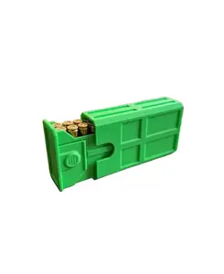 Ammo Case 300BLK 20 Rounds Stackable Sliding Tray Ammo Container Compact Dual Locking Mechanism for Range Days 3D Printed Durable Secure Closure Easy Access Transport