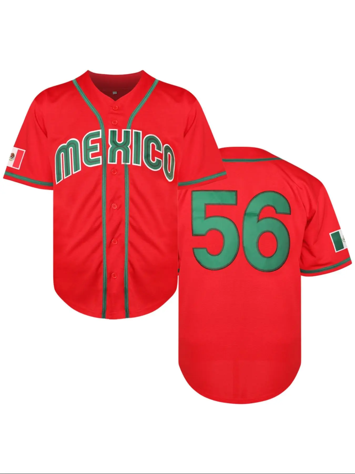 Men's Letter & Number Print Short Sleeve Baseball Jersey, Loose Sporty V Neck Baseball Top, Men's Sport & Outdoor Clothing for All Seasons, Gym Clothi