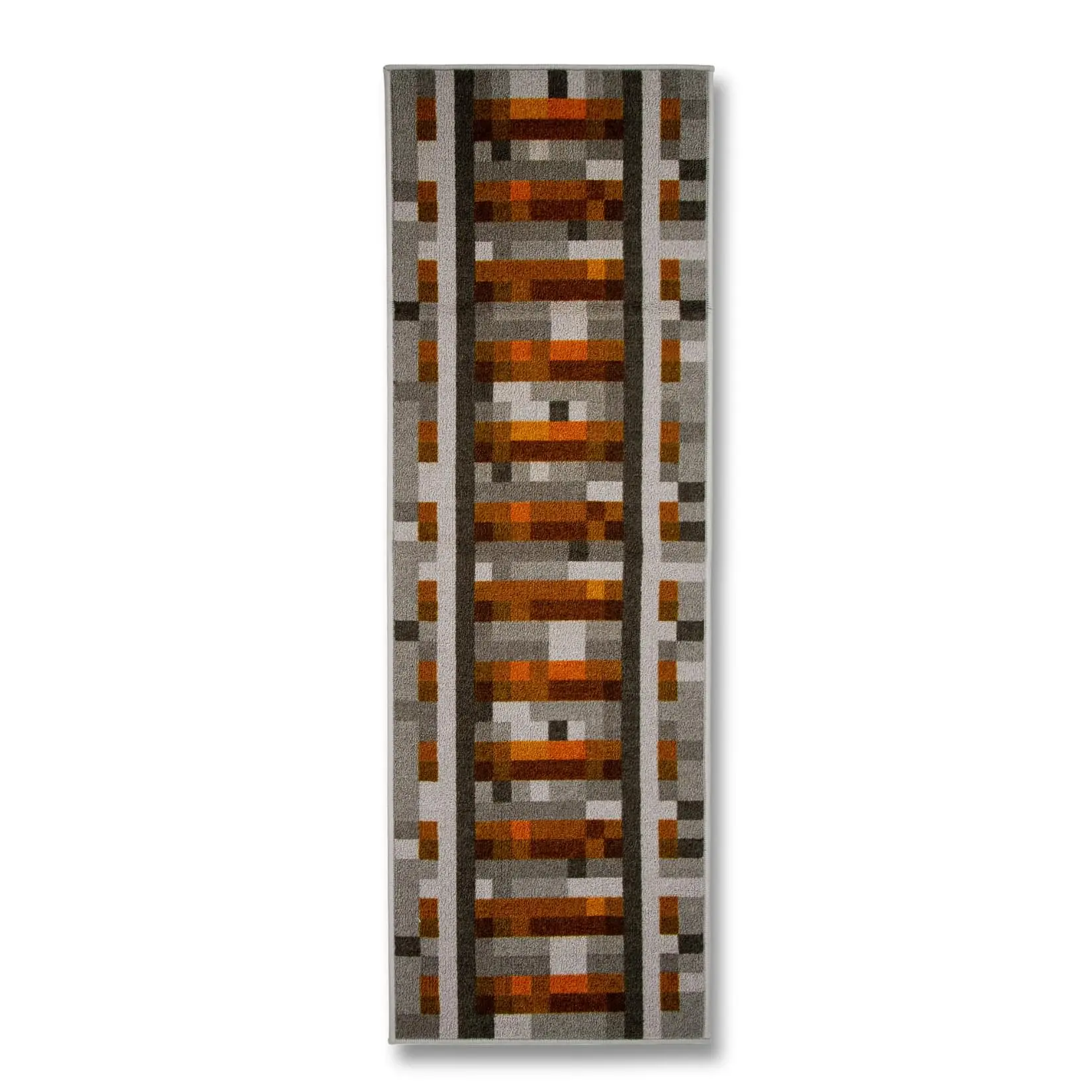 Minecraft Train Rail Area Rug | 20 x 60 Inches Minecraft Train Rail Area Rug | 20 x 60 Inches