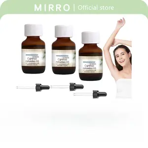 (3 bottles)Cyperus Rotundus Oil with Dropper, Cyperus Rotundus Oil for Hair Removal, Reducing Body Hair Growth,  Nourish for Skin-- free razors/12 pcs