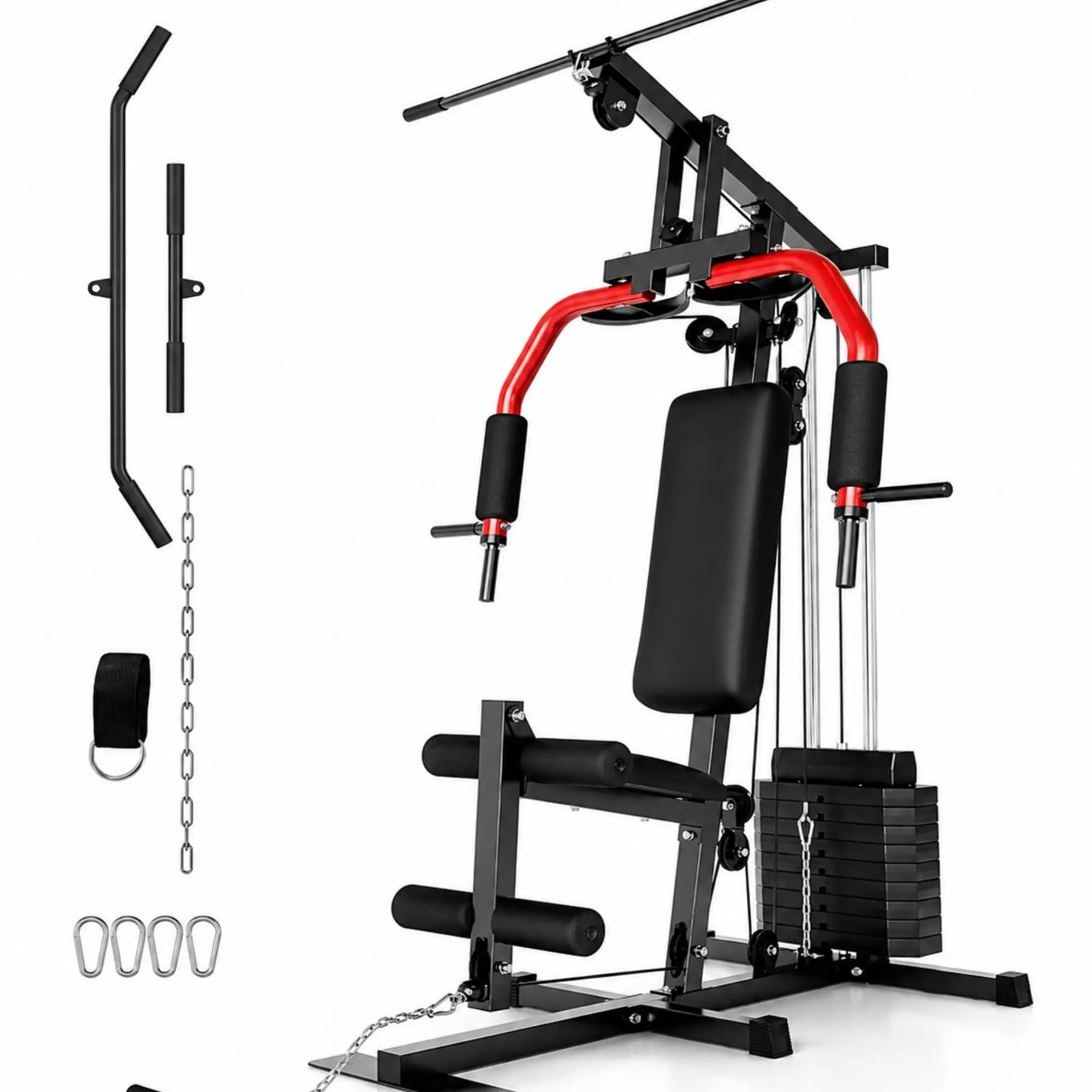 GAOMON Multifunctional Home Gym Equipment Machine, 100lbs Max Weight Stack