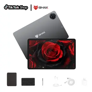 【Summer Wins】2026 BMAX-i10PLUS 10.1"  new smart AI Android 16 Octa-Core tablet bundle 6 in 1 with Keyboard Case Stylus Type-C Charging,Adapter and headphones,Bluetooth 6000mAh Battery 5GWIFI Multitasking ,for work,games,study Dual Cameras