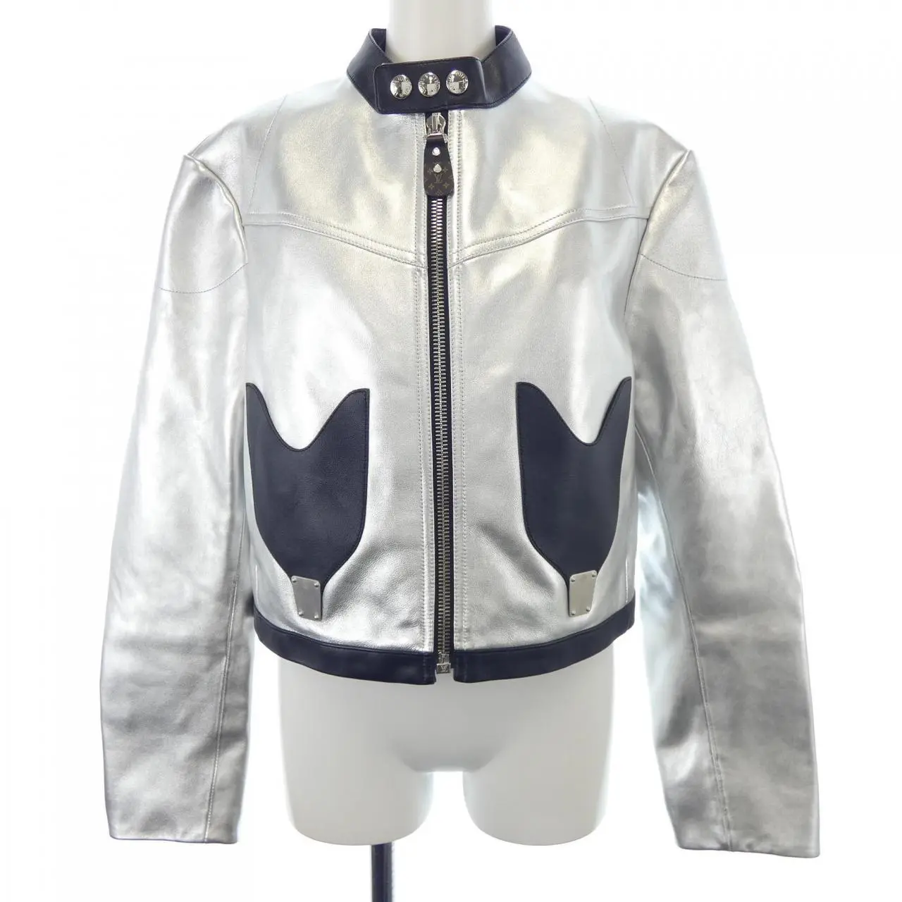 Pre-owned Louis Vuitton Calfskin Small Leather Goods Riders Jacket